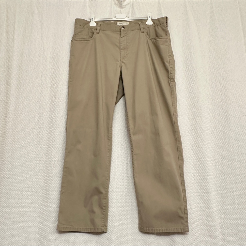 Perry Ellis Cotton Men's Khaki Chinos